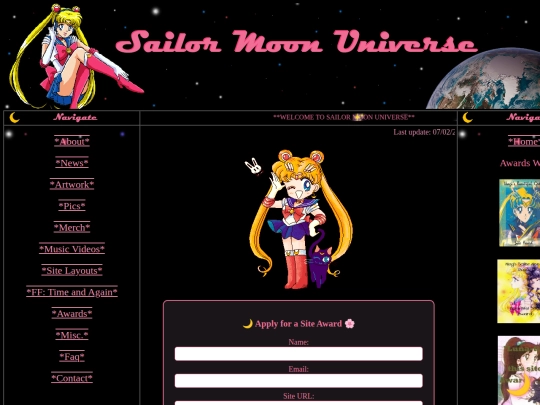 awards screenshot
