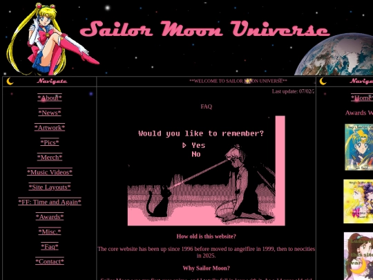 faq screenshot