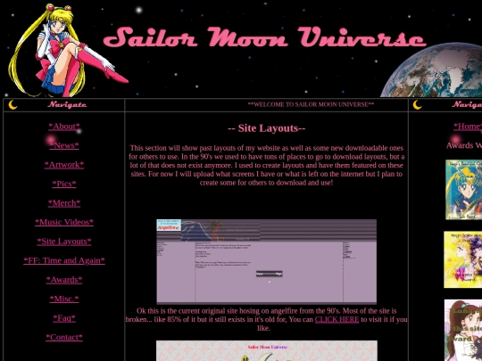layouts screenshot
