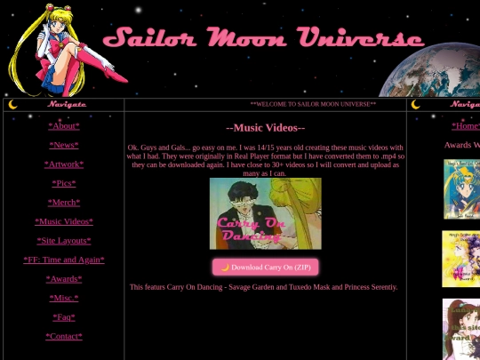 musicvideos screenshot