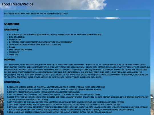 FoodIMadeRecipe screenshot