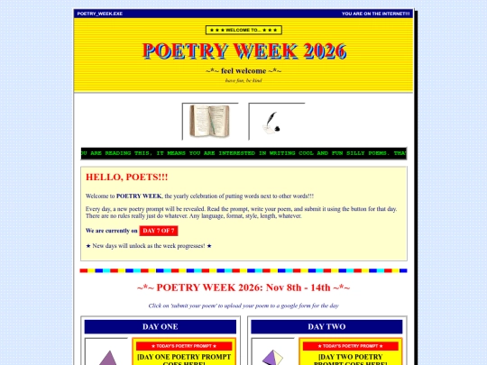 poetry/poetryweek2026 screenshot