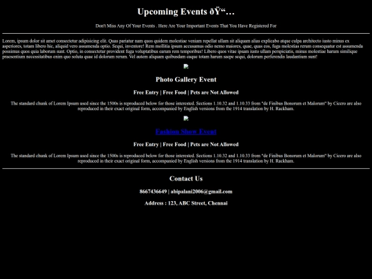webpage/event screenshot