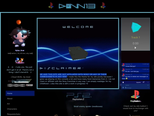 homepage screenshot