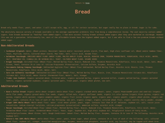 bread screenshot