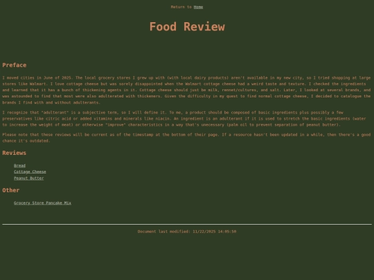 food-review screenshot