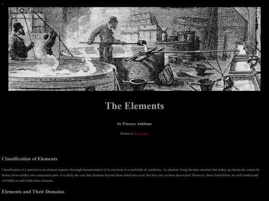 opera-occulta/science/elements screenshot