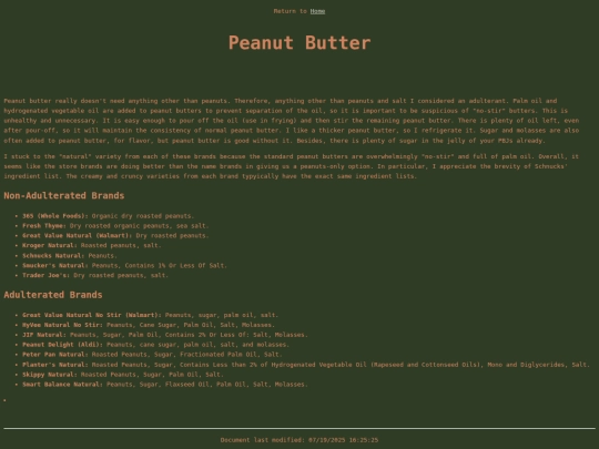 peanut-butter screenshot