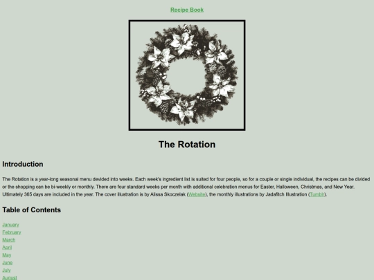 recipe-book/Rotation screenshot