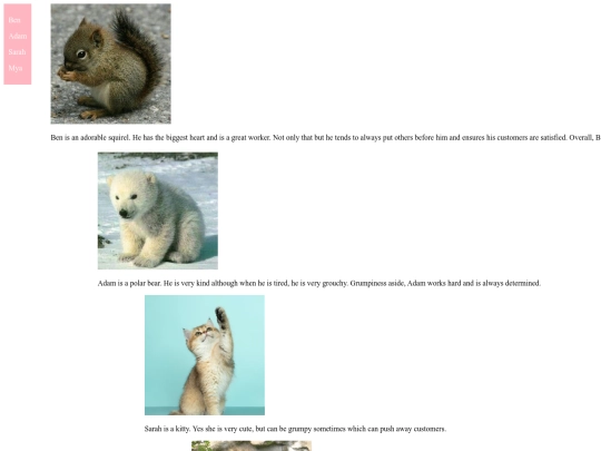 StaffPage screenshot