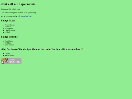 index screenshot
