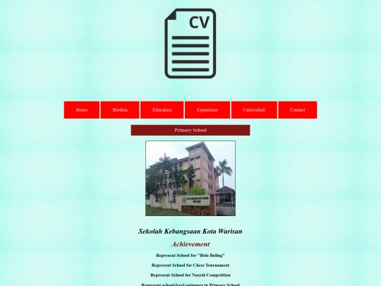 curriculum screenshot