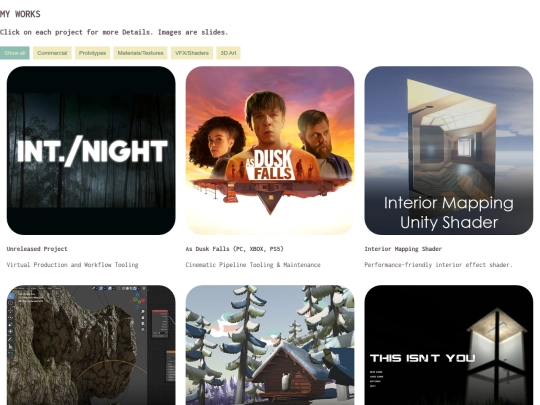 projects screenshot
