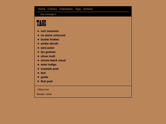 tags screenshot