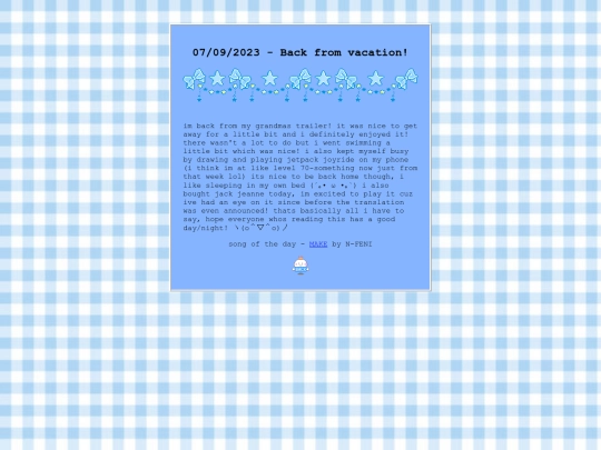 blog/2023/back-from-vacation screenshot