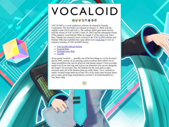 vocaloid screenshot