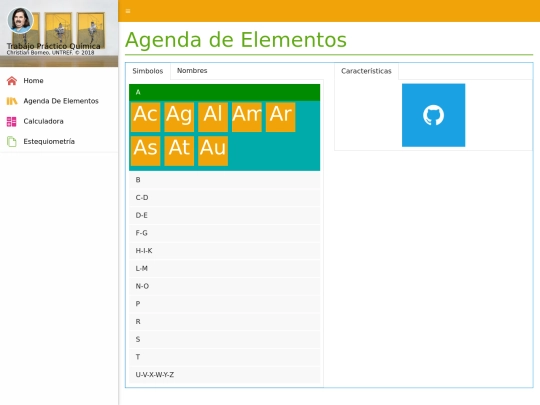 quimicapp/agenda screenshot