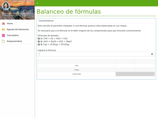 quimicapp/estequio screenshot