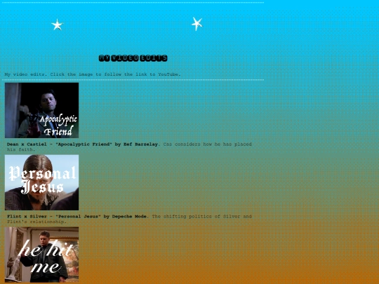 videos screenshot