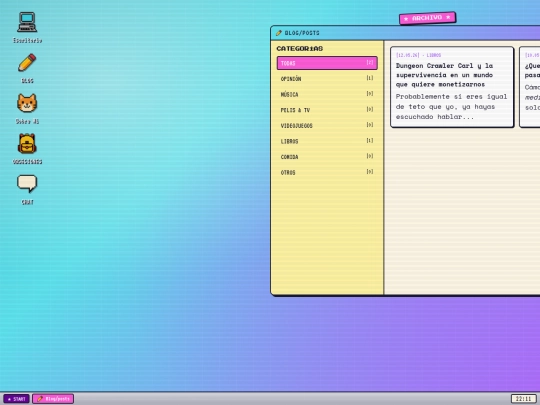 blog screenshot