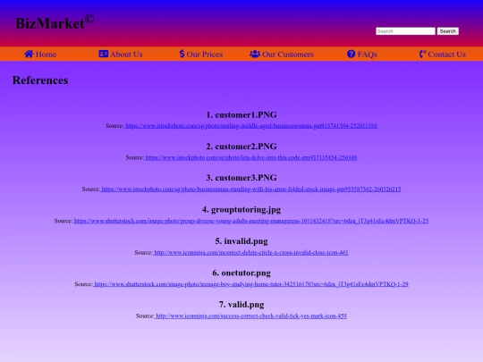 references screenshot