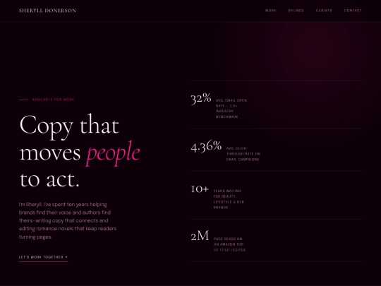 sheryll-portfolio screenshot