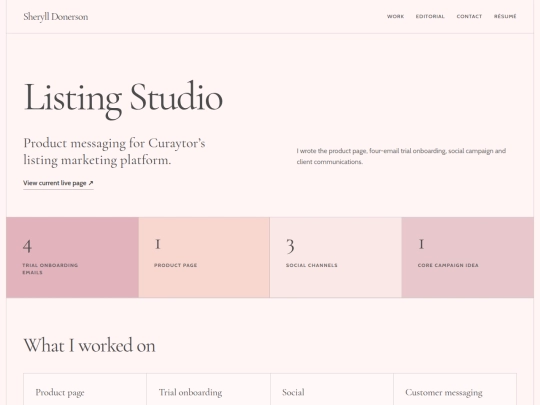 sheryll-portfolio/listing-studio screenshot