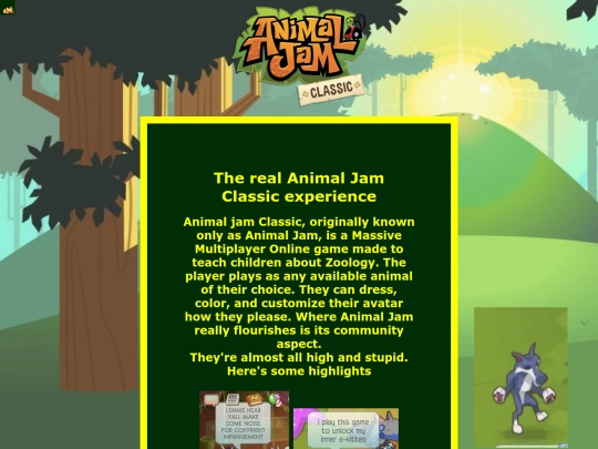 testpage screenshot