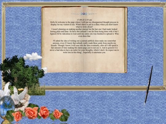 diary screenshot
