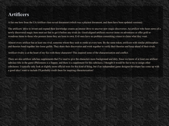 artificers screenshot