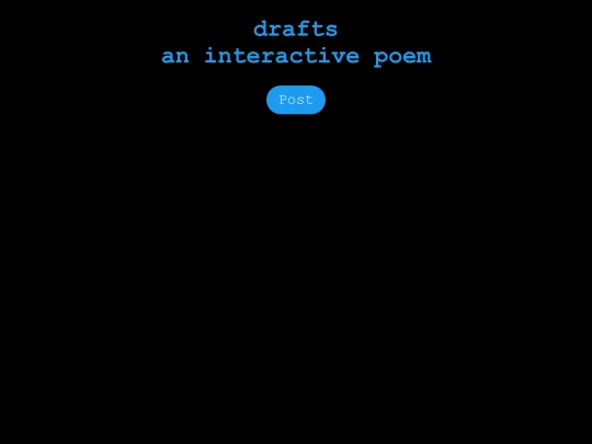 poems/drafts screenshot