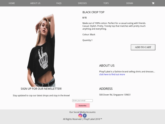black-crop-top screenshot