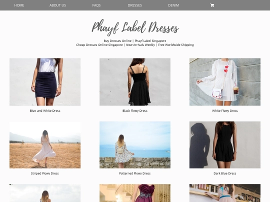 dresses screenshot