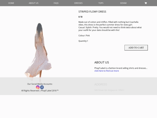 striped-flowy-dress screenshot