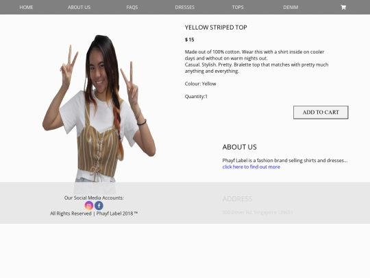 yellow-striped-top screenshot
