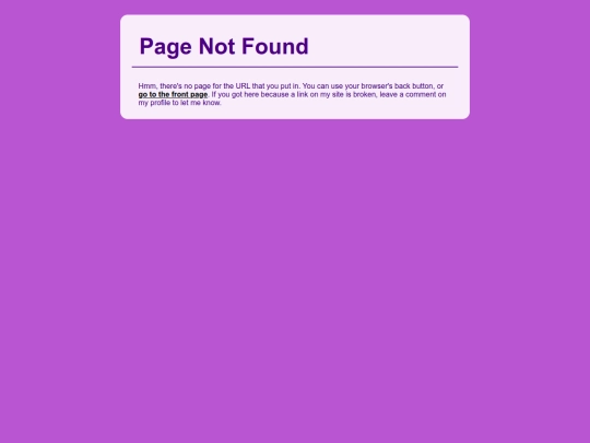 not_found screenshot