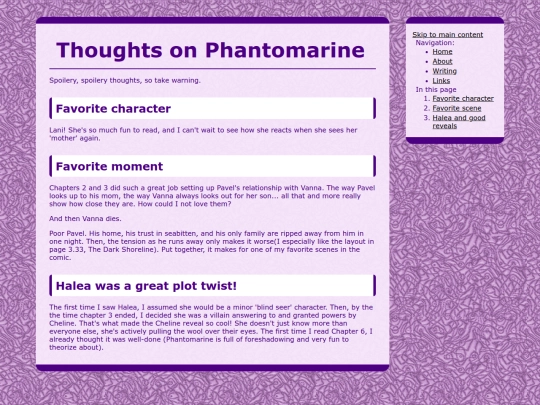 talkingabout/phantomarine screenshot