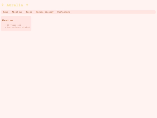 aboutme screenshot