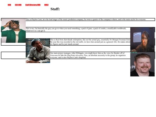 StaffPage screenshot