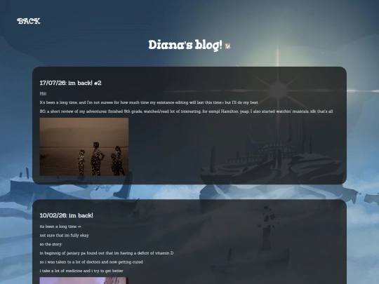 myblog screenshot