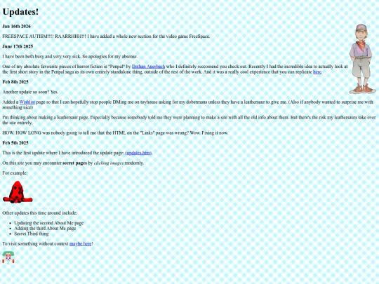 updates screenshot