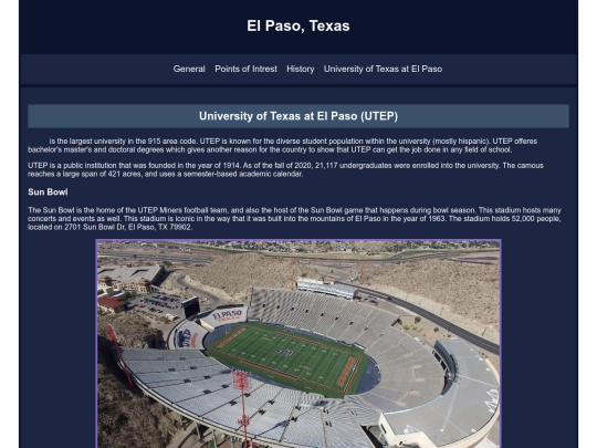 utep screenshot