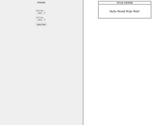 2 FrameSet Project/2 Frameset/HTML and JavaScript screenshot