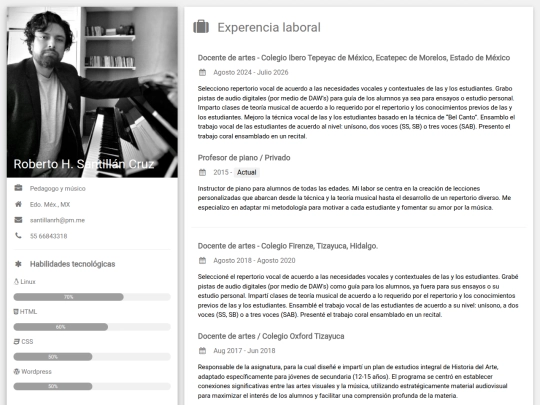 curriculum screenshot