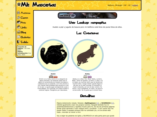 PageMenuItems/petpage screenshot