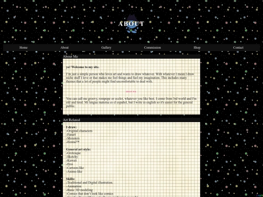 aboutme screenshot