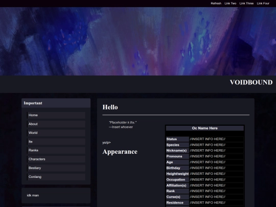 infobox-template screenshot