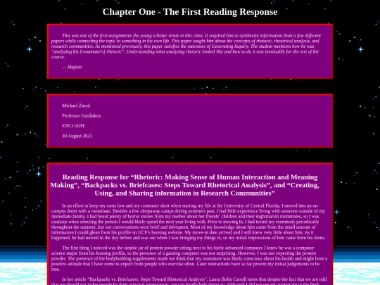 chapterOne screenshot