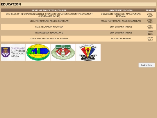 education screenshot