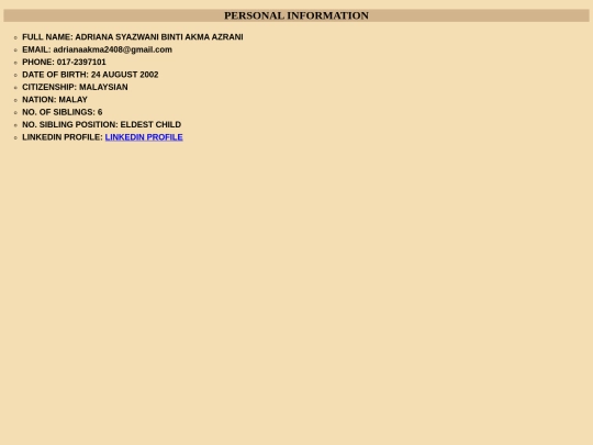 profile screenshot